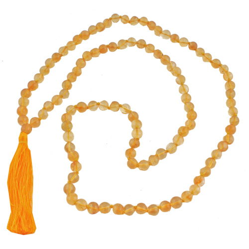 Meditationszubehör / Malas / Citrin Mala, 5 mm